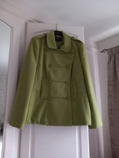 Chloe White By Autonomy Military Style Green  Jacket Size 16  NWOT Without Tags