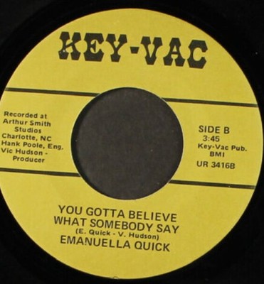 Emanuella Quick - You And Me (7'') (Near Mint (NM or M-)) - 2451180398