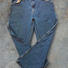 Dickies Carpenter Jeans Men  s 36x30 Relaxed Fit Blue Denim Utility Pants