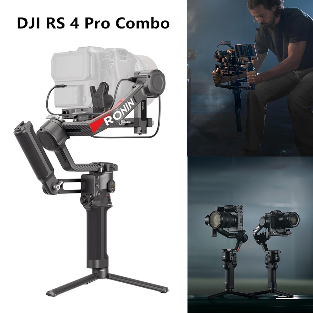 DJI RS 4 Pro Combo 3-Axis Handheld Gimbal Stabilizer for DSLR