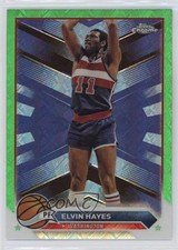 2023-24 Topps Chrome Green Topps Refractor Elvin Hayes #178 HOF 1c35