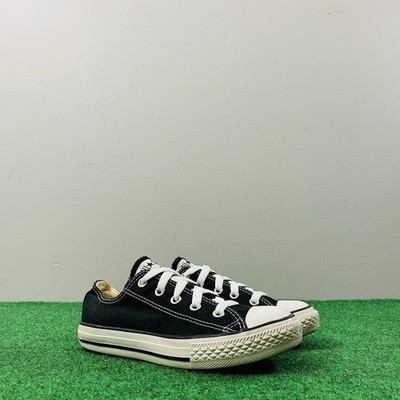 Converse All Star Chuck Taylor 3J235 Black Canvas Low Top Shoes Youth Size 1