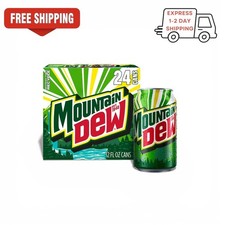 🟢 Mountain Dew The Original – 12 Fl Oz, 24 Pack Cans Free Shipping!