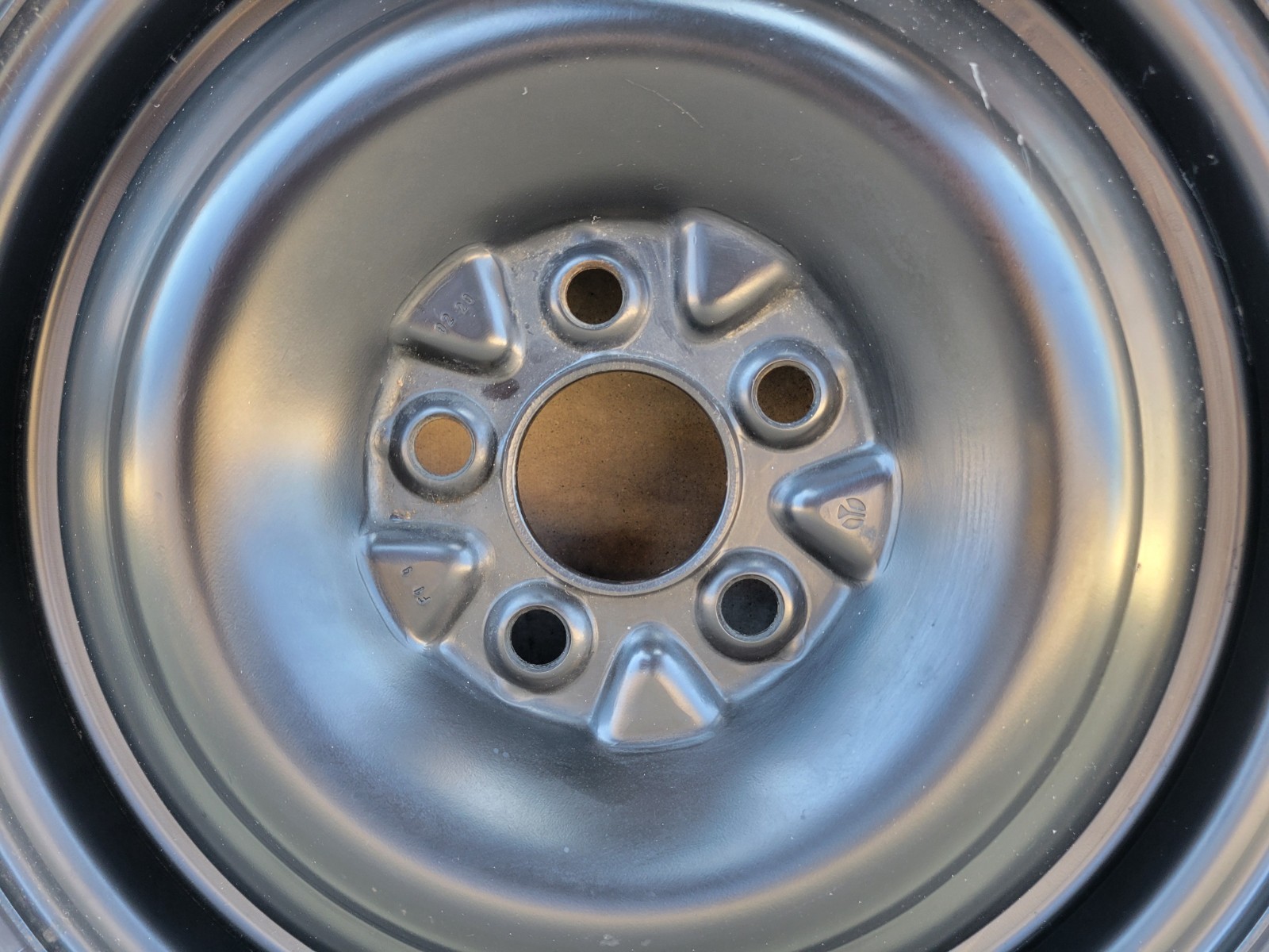 Orginal Michelin 125/70/15 Spare Tire Black Cover Chrysler Maserati TC 89 90 91 