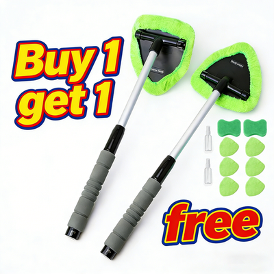 #ad #ad 2PcsWindshield Cleaning Tool Car Window Glass Wiper Cleaner Brush Pad Extendable $13.99