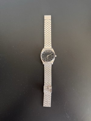 Nixon Time Teller / Schwarz-Silber / Uhr / Armband / Rolex