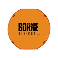 Borne Off-Road 7in Round Light Cover, Amber