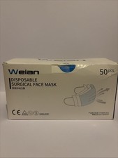Weian Disposable Surgical Face Masks ? 50 Pc-Expired 08/07/2020? Non-Medical Use