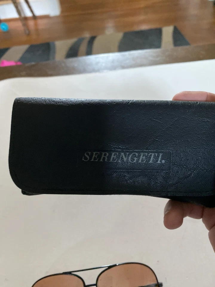 Gafas de sol vintage Serengeti Drivers 5222G Corning Optics en estuche negro Foto 3 de 4