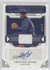 2022 National Treasures NT Materials Signatures 63/99 Cristian Javier Auto 0tw4