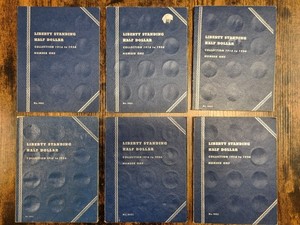 Walking Liberty Half Dollar Collection One 1916 - 1936 Whitman Folder Album Used