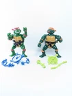 1989 TMNT Mike & Raph Wacky Action Teenage Mutant Ninja Turtles Complete