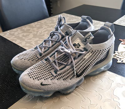New No Box Nike Men's Air VaporMax 2021 FK Dark Atomic Teal, 7.5