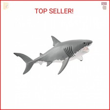 Schleich Wild Life Realistic Great White Shark Figurine - Durable and Educationa