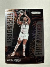 2024 Panini Prizm WNBA ALIYAH BOSTON #15 FIREWORKS Insert FEVER