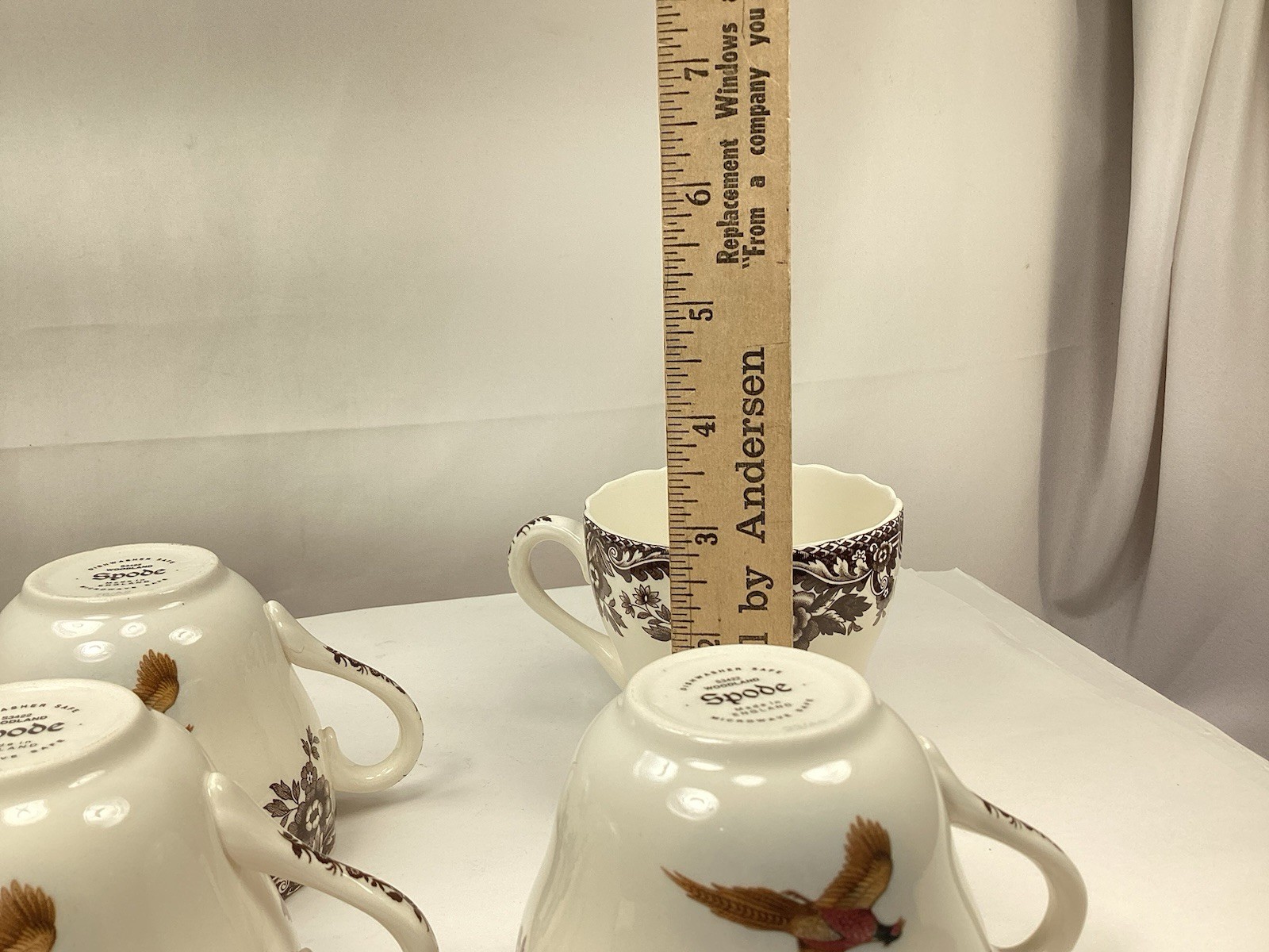 Spode WOODLAND CUP Bird Quail-Snipe-Pheasant Tea Cup Each