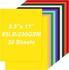 Cardstock 8.5" X 11 ",Cardstock Paper 85 Lb/230 Gsm,Colored Card Stock for Print