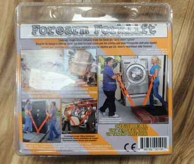 NEW Forearm Forklift Adjustable Moving Straps Length 9' 4'' Long (Comes w/ 2 pk)