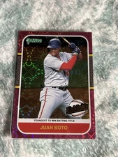 2021 JUAN SOTO Panini Donruss Baseball Pink Fireworks Highlights #H13