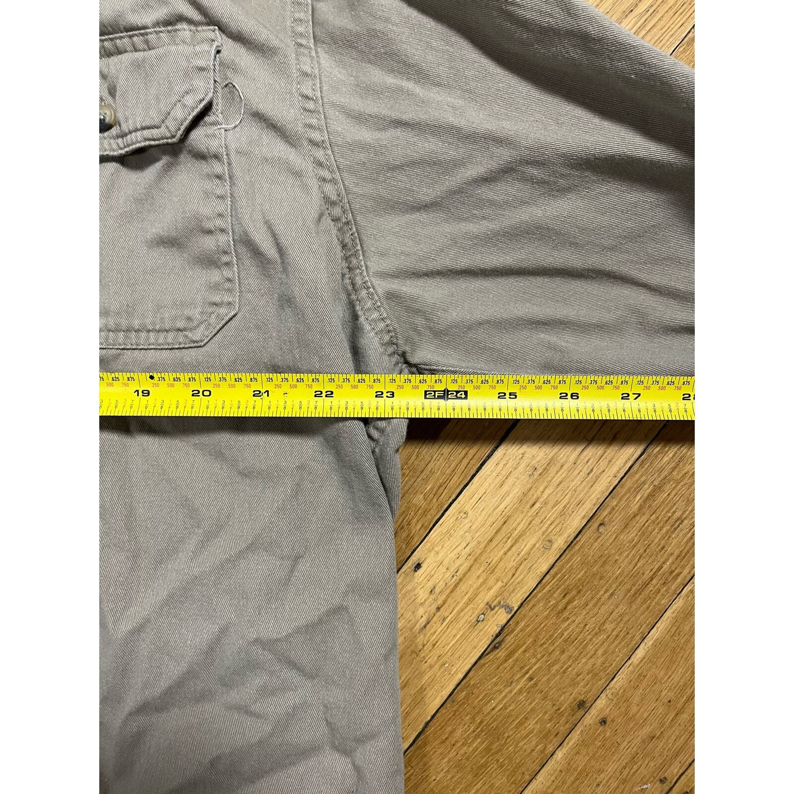 Wrangler Brown Button Up / Button Down Pockets Sh… - image 4