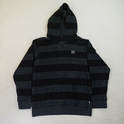 DC Shoe CO Hoodie hooded sweatshirt pullover striped XL kids youth skate surf