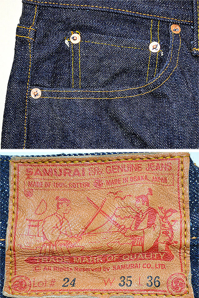 SAMURAI JEANS S710XX 19oz2 32-40in 19oz Slim Straight one