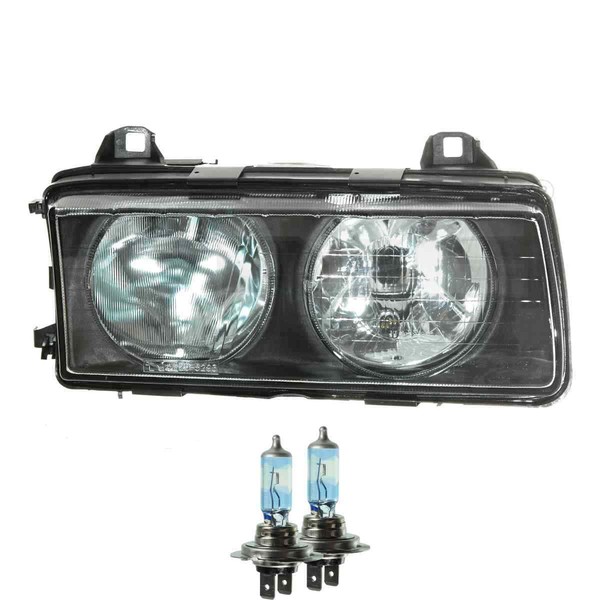 Scheinwerfer Rechts H7/H7 FüR BMW 3Er Cabriolet E36 Inkl. Osram Lampen-image