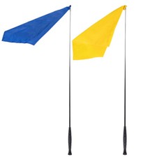 Trainingsstock mit Fahne 110 cm blau oder gel...