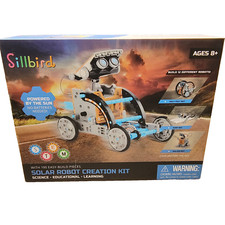 Solar Robot Creation Kit STEM Sillbird Education 12 in 1 New Open Box