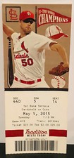Mitch Harris Unused Ticket Stub 1st MLB Win St. Louis Cardinals Navy