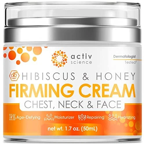 Hibiscus and Honey Firming Cream Neck Firming Cream Skin Tightening Cream Ski...
