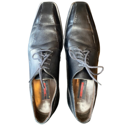 Medan By LLOYD Germany Men's Oxford Leather Black Dress Shoes Size 11.5 Designer