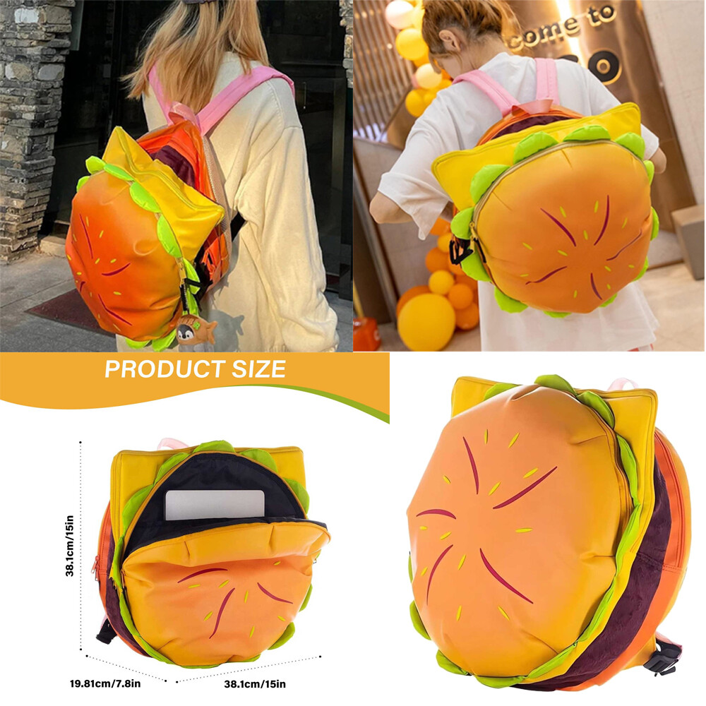 Mochila Steven Universe Cheese Burger Novedad para Bolso de Estudiante Adulto o Adolescente