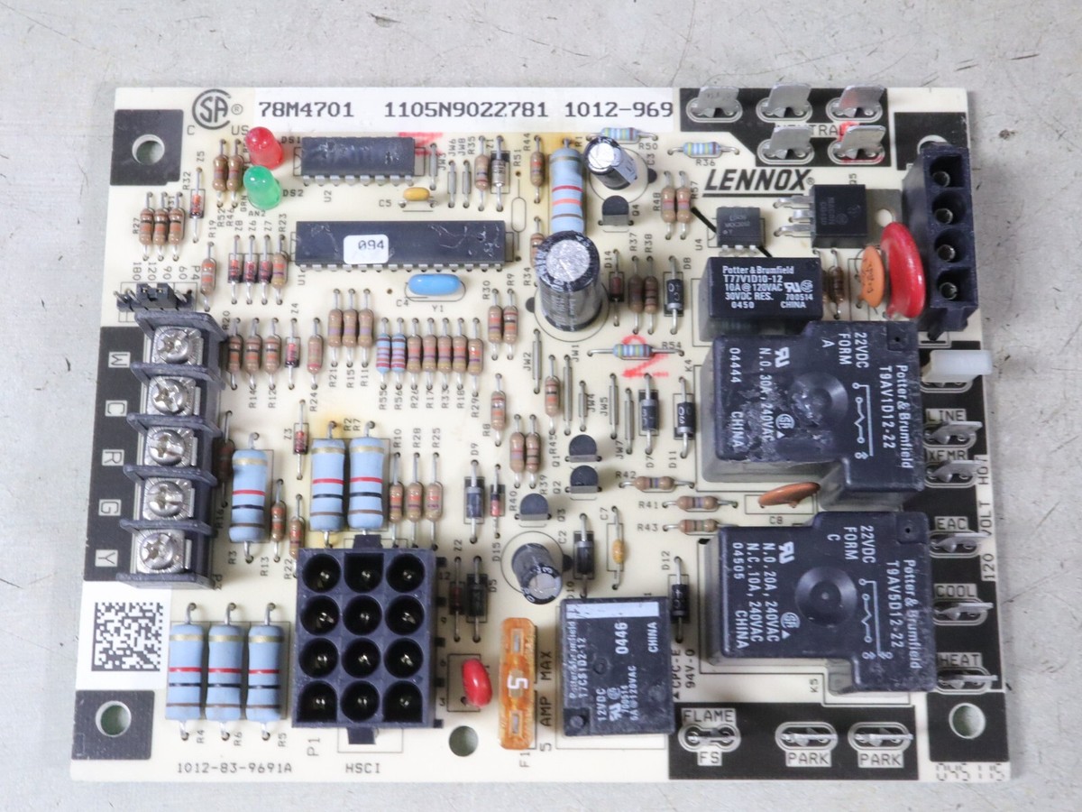 LENNOX 78M4701 Furnace Control Circuit Board 1012-969 | eBay
