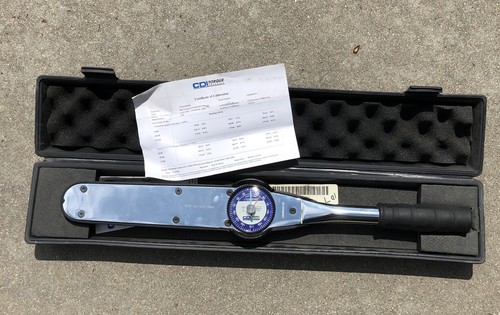 CDI 1753LDFNSS 1/2” Dial Torque Wrench 5120-00-640-6364. 0-175 Ft Lb - 第 1/7 張圖片