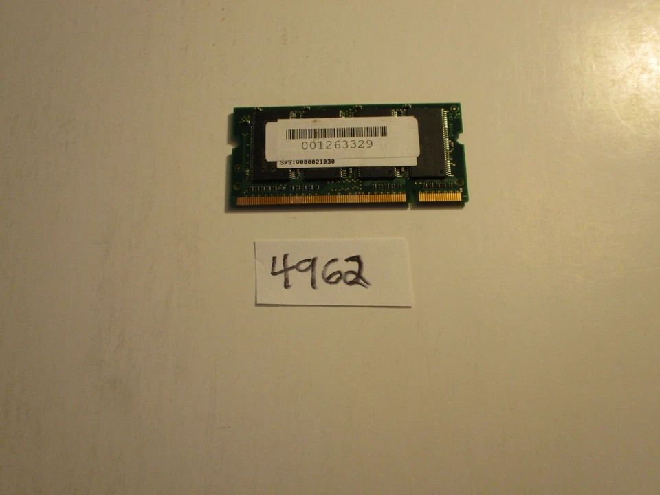 Samsung M470L6524BT0-CB3 512Mb 333Mhz PC2700 DDR1 SODIMM laptop memory RAM (4962 - Image 2 of 2