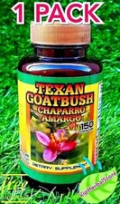 CHAPARRO AMARGO 150 Capsules 400 mg each Texas Goatbush Free Shipping