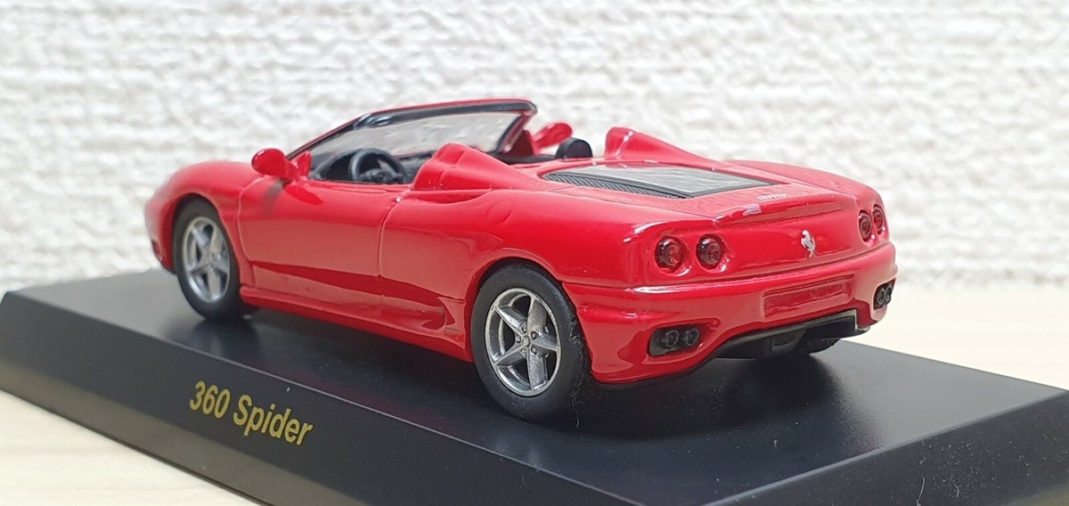 ミニカー ferrari 360 spider llic red Kyosho 1/64 FERRARI 360 SPIDER RED diecast car model NEW | eBay