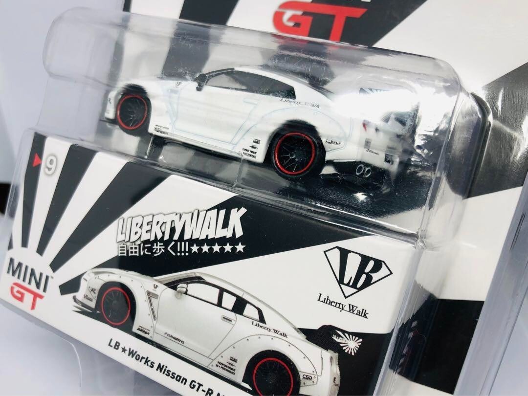 ミニカー LB Nissan GT-R Matte White MINI GT hq720.jpg?sqp=-