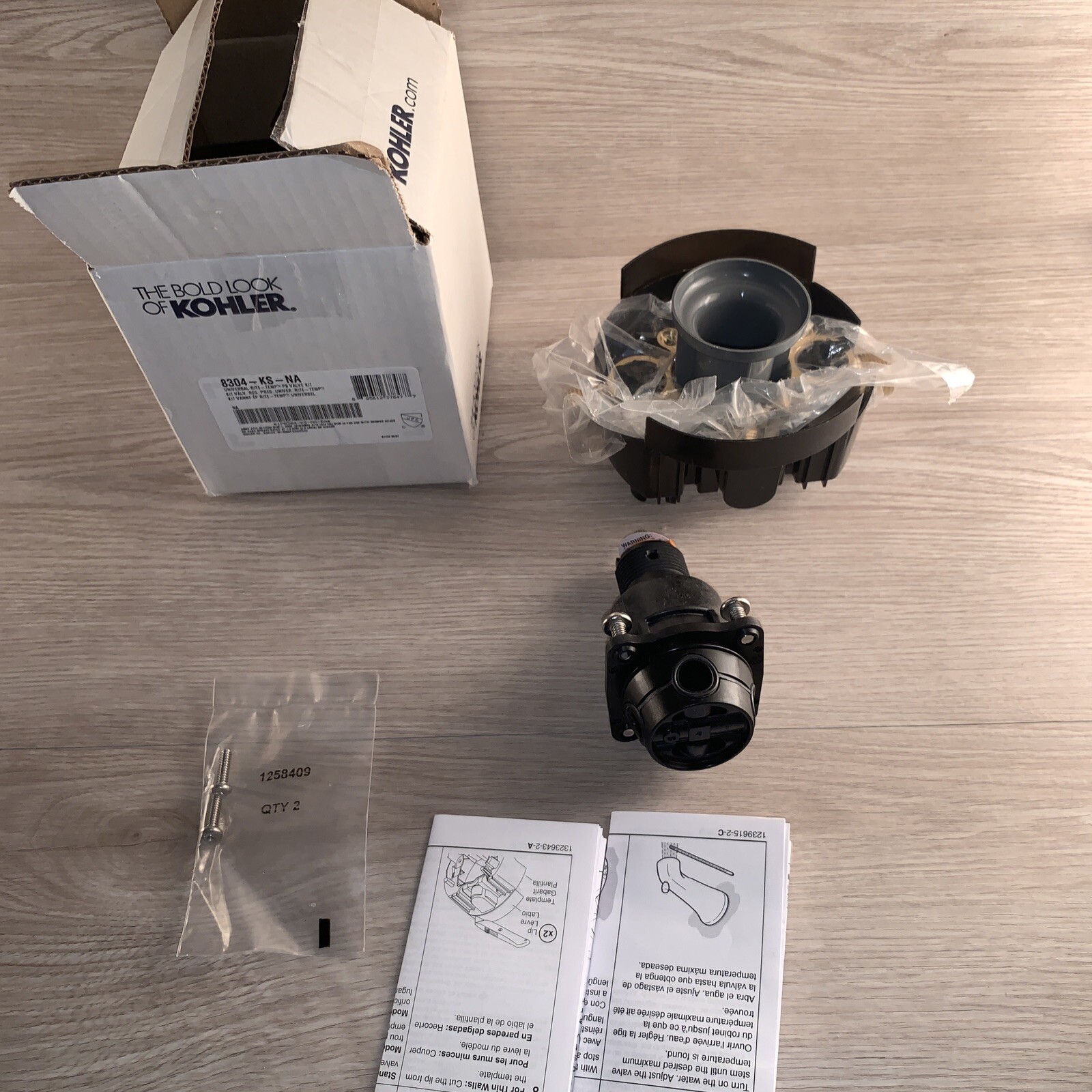 Kohler K8304KSNA Temperature Pressure Balancing Body and Cartridge
