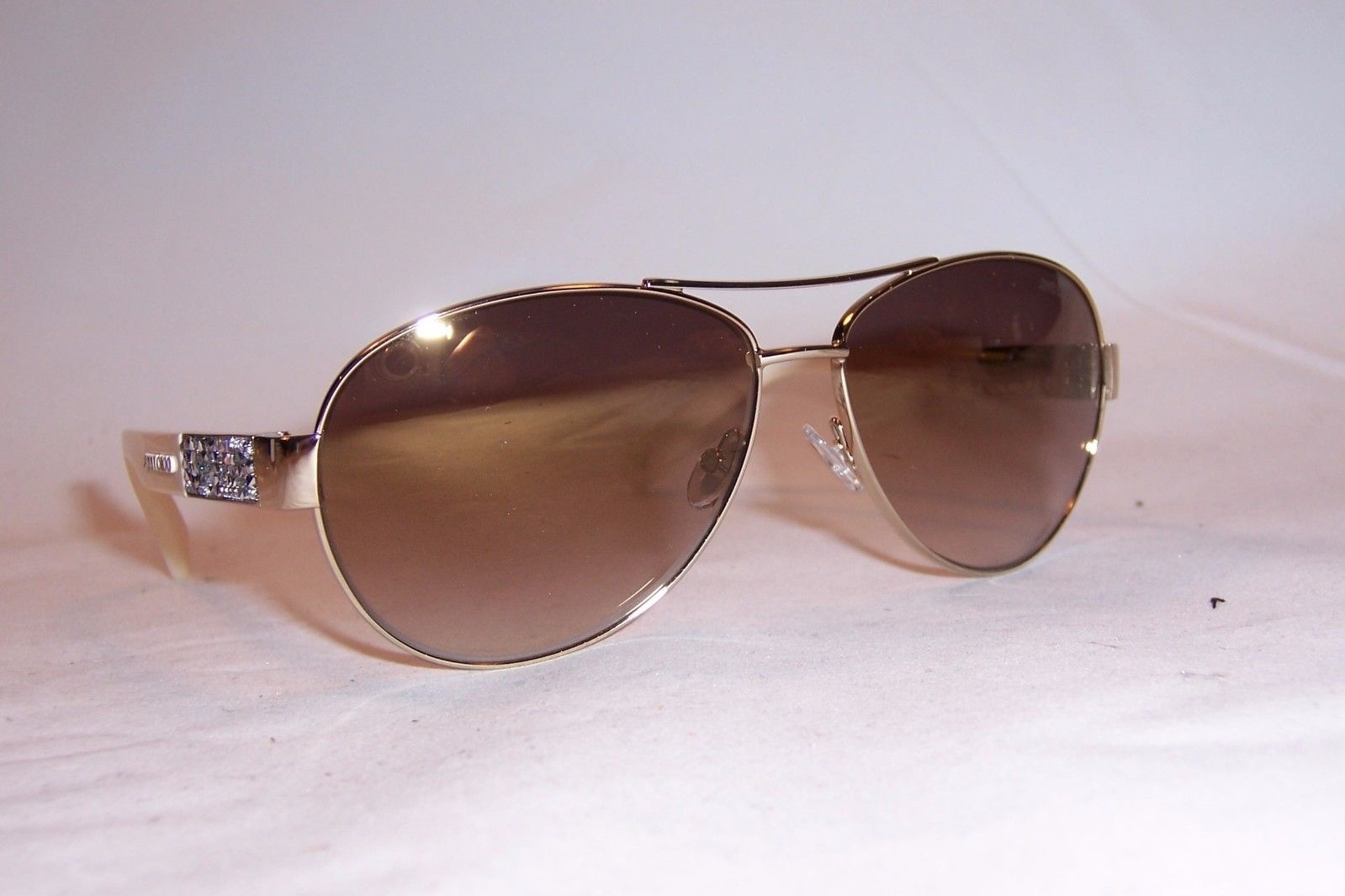 Jimmy Choo JCH Baba Sunglasses 09d4 Light Gold 100 Authentic for sale