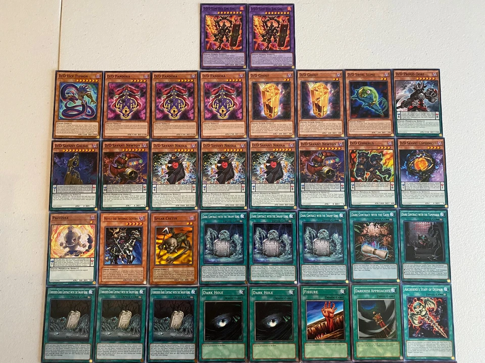 YUGIOH Akiba D/D/D Deck Complete 42 - Cards - Image 3 of 4
