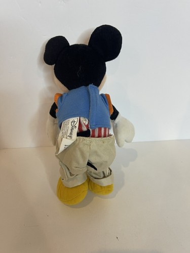 Mickey Mouse Small Plush w/Visor, Golfer Mickey Disney Theme Parks - Picture 2 of 3