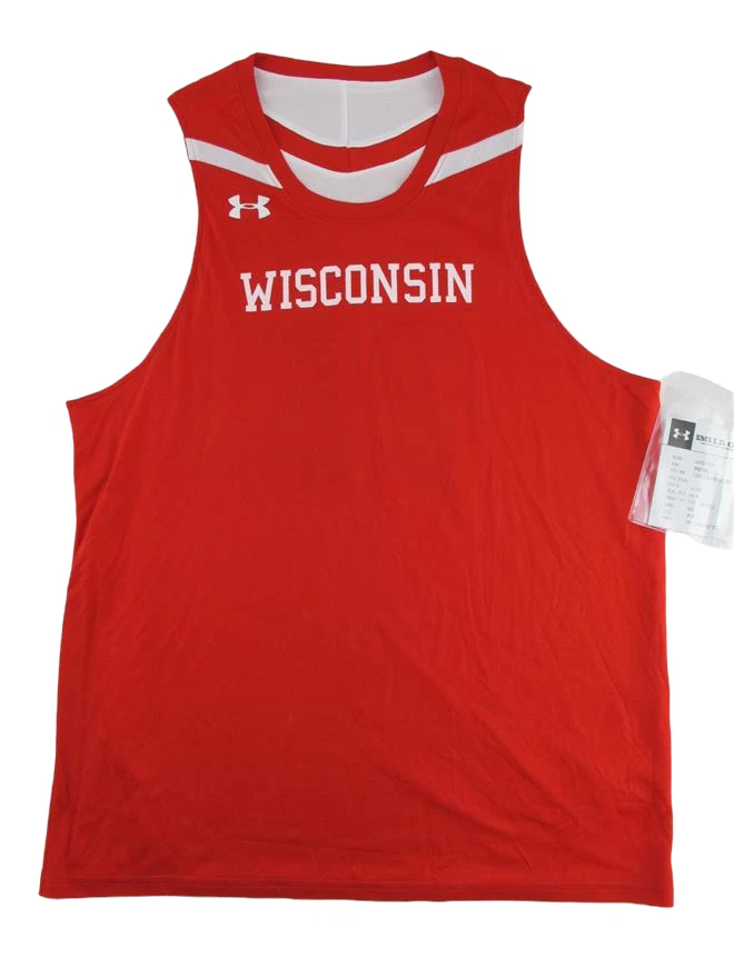 Under Armour NEW Reversible WISCONSIN BADGERS Mens L Clutch II