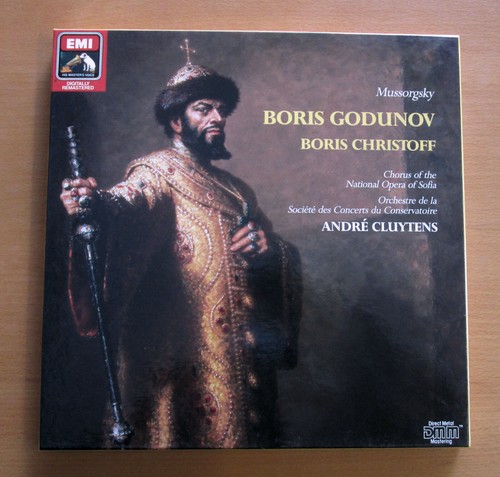 Boris Godunov Boris Christoff Cluytens NEAR MINT 3LP Box EMI 153 EX 29 1302 3 - Picture 5 of 6