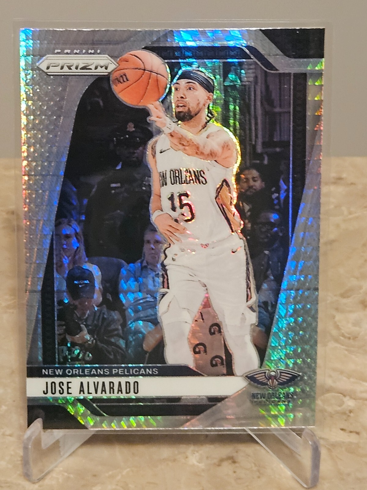 2024-25 Panini Prizm #167 Jose Alvarado Prizms Pulsar