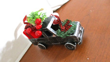 Holiday Time Decorated Metal PICK-UP TRUCK Christmas ORNAMENT NWT