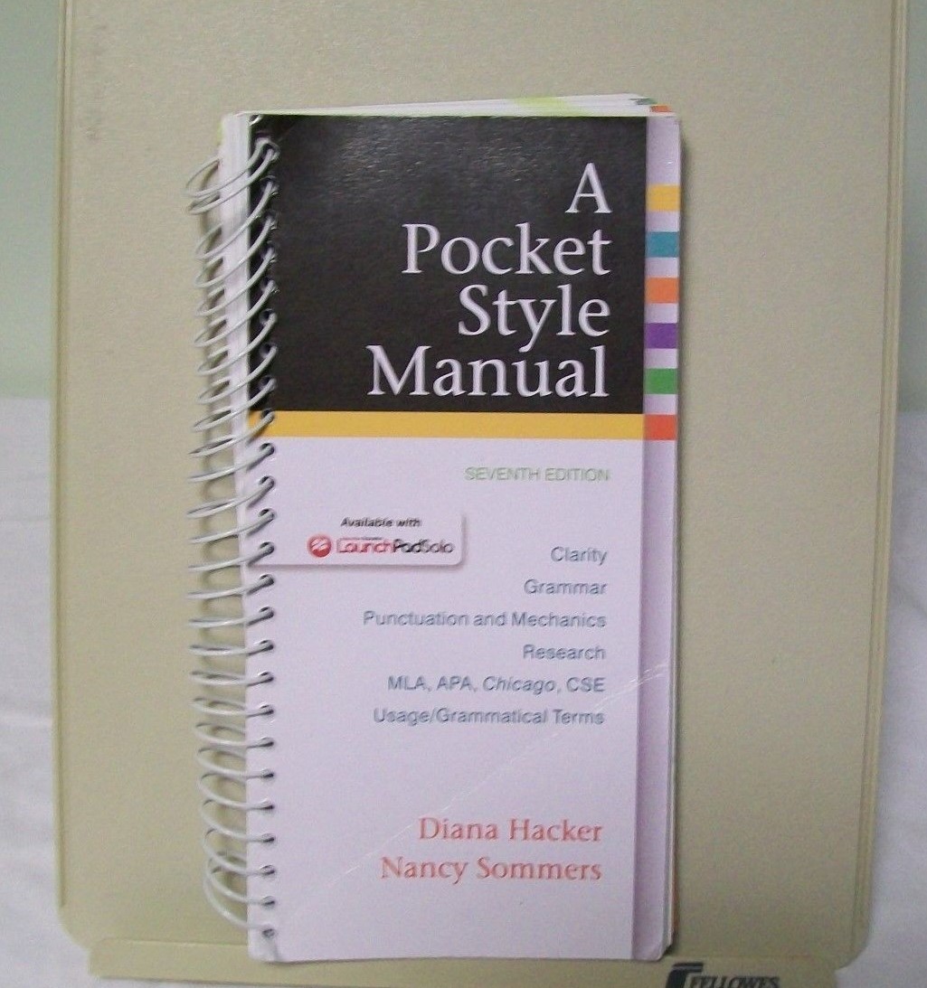 A Pocket Style Manual by Diana Hacker and Nancy Sommers (2014, Paperback) |  eBay