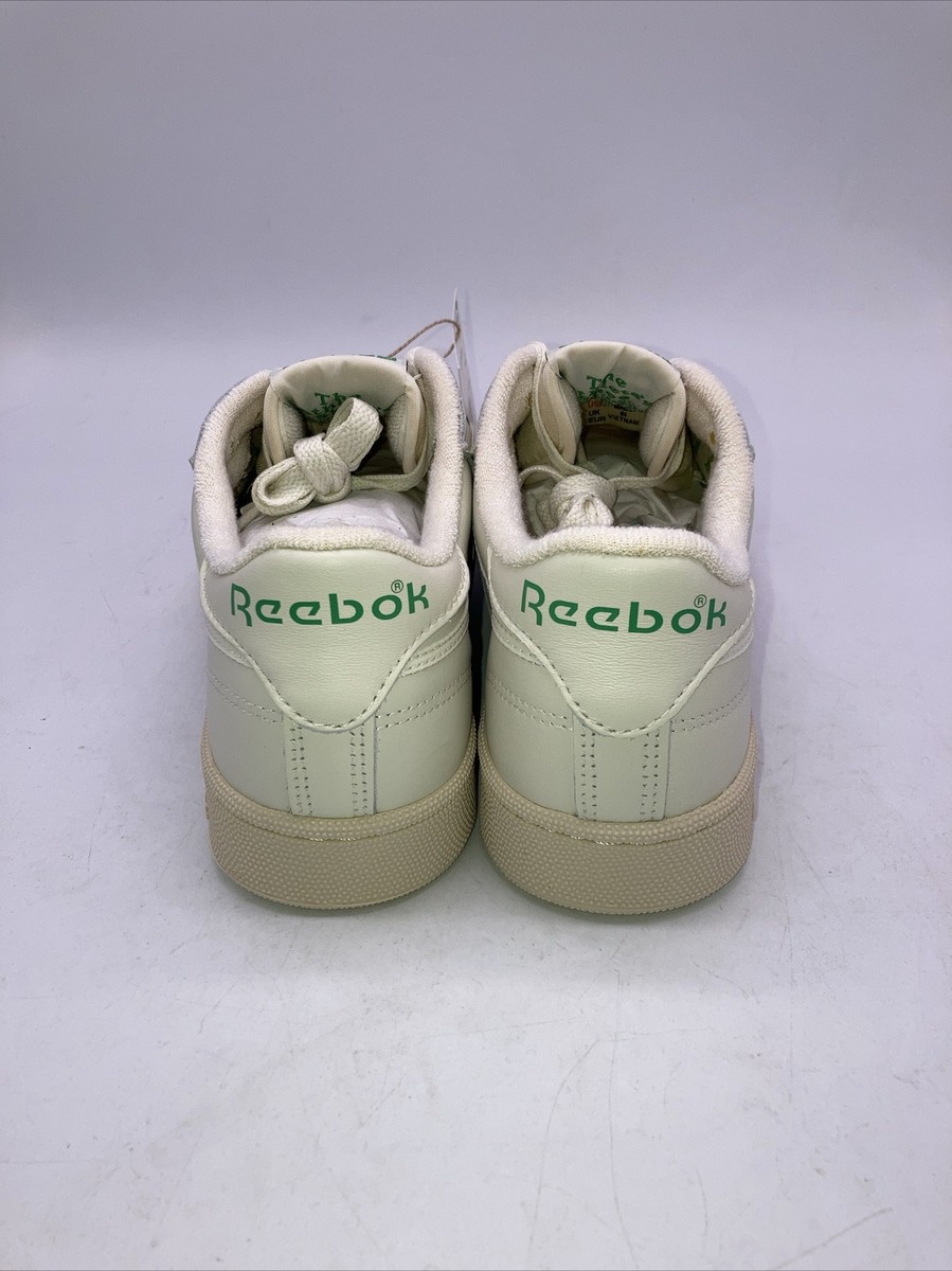 Reebok Club C 85 Vintage Shoes Chalk White Green DV6434 Men's