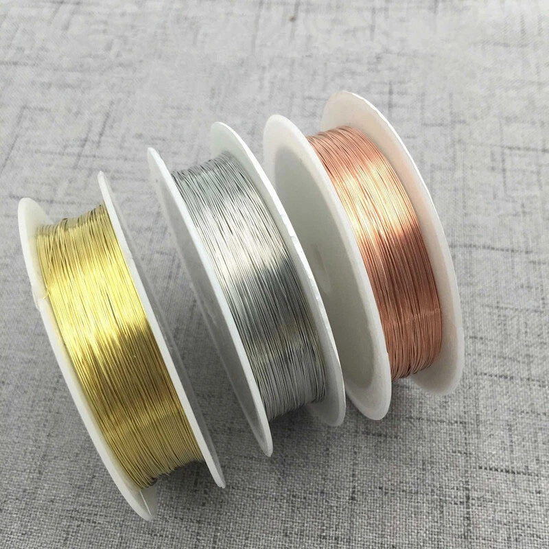 1 Roll Enameled Copper Wire 20 Gauge Craft DIY Jewelry Making 0.2-1MM